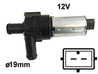 Kiertovesipumppu 12V  (19mm letkulle), 750l/h
