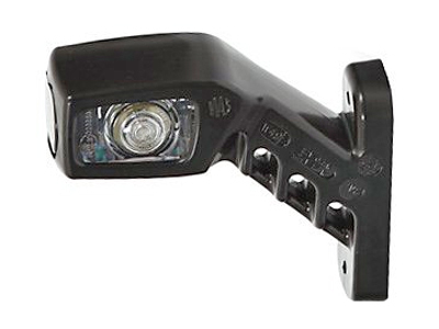 LED-äärivalo 12-24V,  vasen, kirkas/pun./kelt